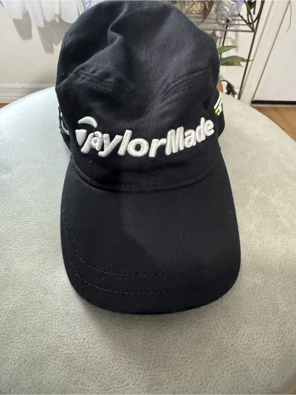 TaylorMade Kids Black Cap with White Logo